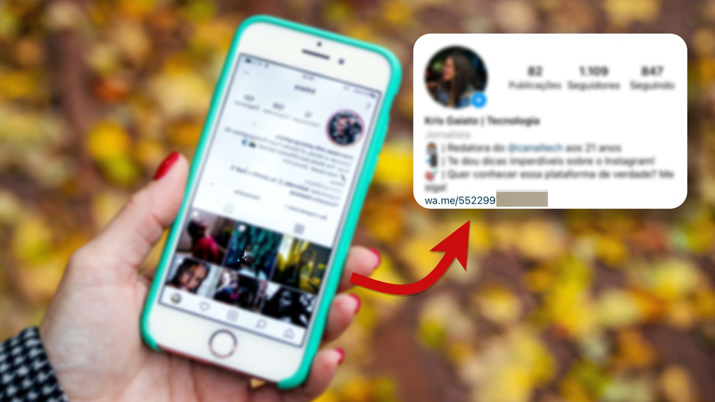 Como Colocar Um Link Para O Seu WhatsApp No Perfil Do Instagram DMB 