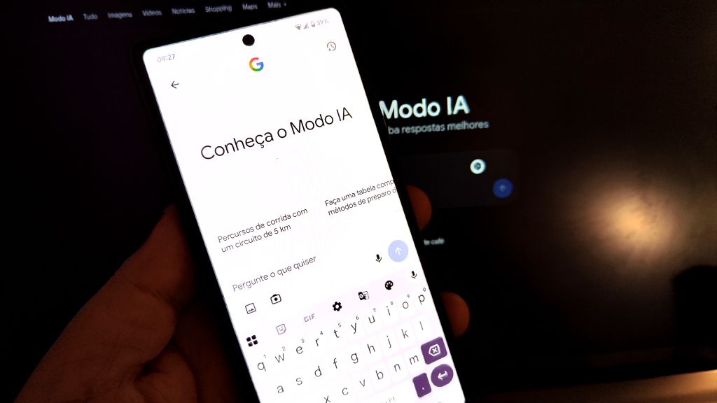 Modo IA da busca do Google