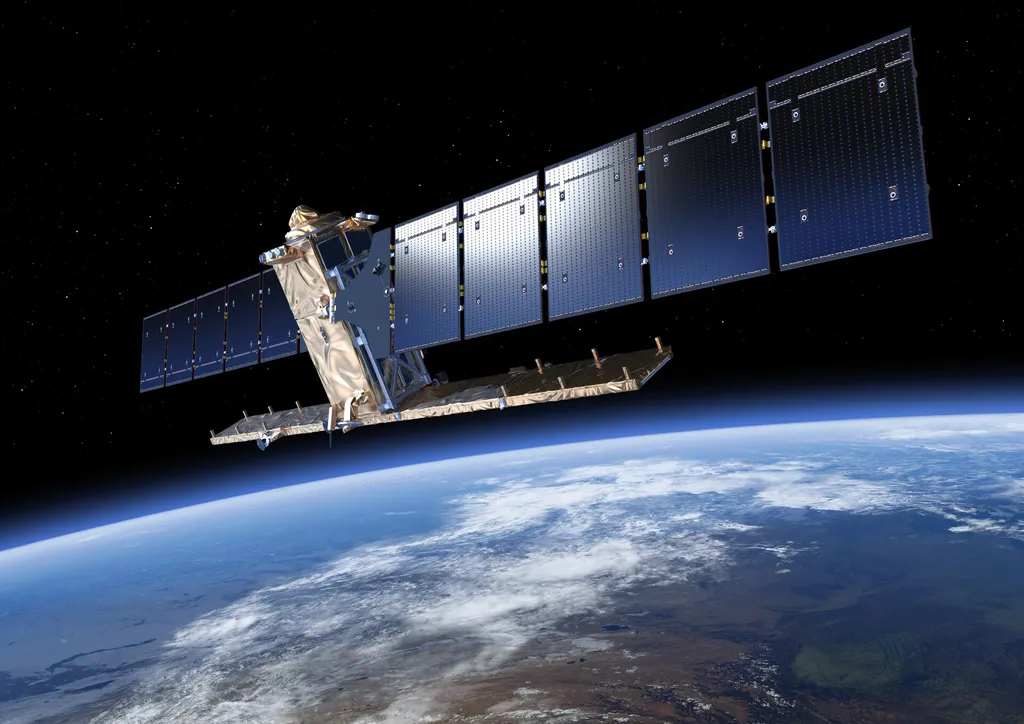 A ESA segue tentando recuperar o funcionamento do satélite Sentinel-1B (Imagem: Reprodução/ESA)