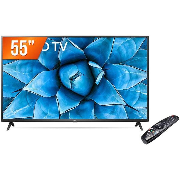 Smart TV LED 55" 4K UHD LG 55UN731C, 3 HDMI, 2 USB, Wi-Fi, Assistente Virtual e Bluetooth [À VISTA]