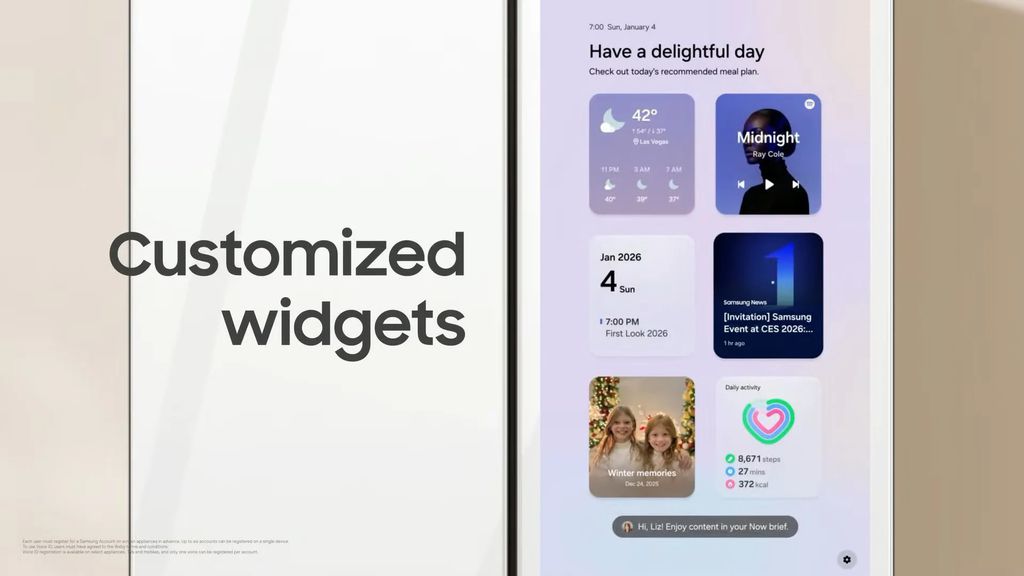 geladeira samsung Family Hub com Gemini