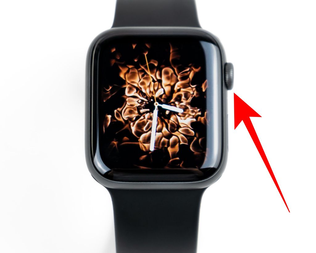 Coroa Digital, na lateral do Apple Watch. Foto: Daniel Korpai (Unsplash)