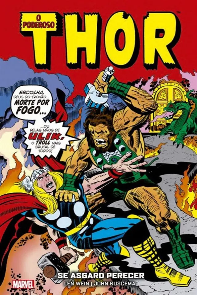 Capa de Thor: Se Asgard Perecer (Imagem: Divulgação/Panini Comics)