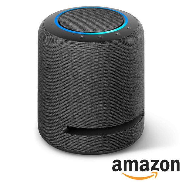 Smart Speaker Amazon com Áudio de Alta Fidelidade e Alexa Preto - Amazon Echo Studio [CUPOM DE DESCONTO E BOLETO]