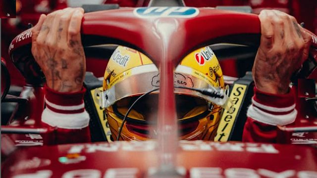 Reprodução/X, Lewis Hamilton