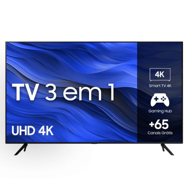 Smart TV Samsung 58" UHD 4K 58CU7700 2023 [CUPOM]
