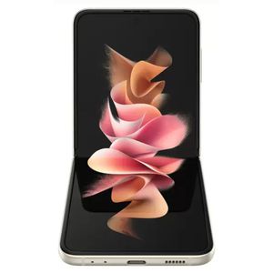 Smartphone Samsung Galaxy Z Flip3 256GB Creme 5G - 8GB RAM Tela 6,7” Câm. Dupla + Selfie 10MP [CASHBACK ZOOM]