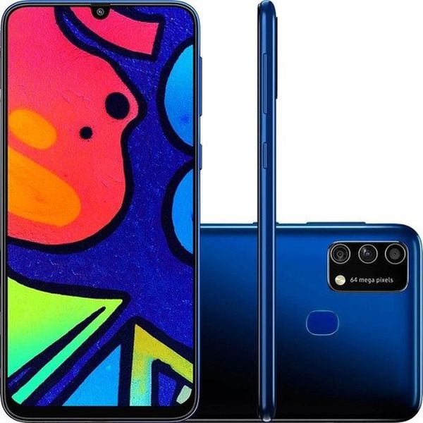 [APP + CUPOM] Smartphone Samsung Galaxy M21s 64GB 4G Wi-Fi Tela 6.4'' Dual Chip 4GB RAM Câmera Tripla + Selfie 32MP - Azul
