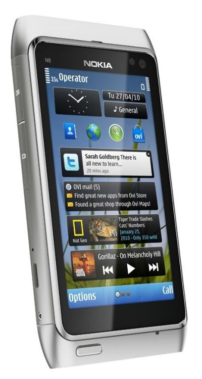 Nokia N8 lançado em 2010 (Imagem: Divulgação/Nokia)