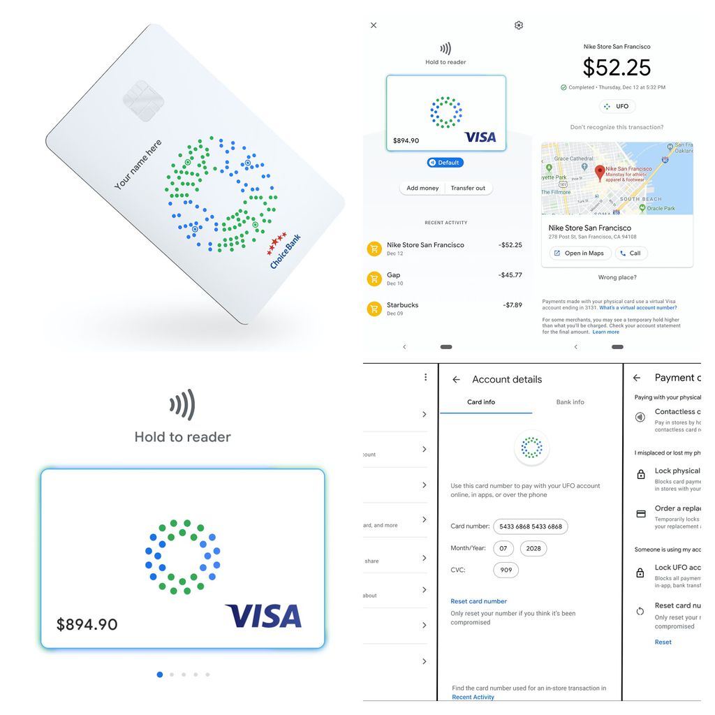 Novo cartão de pagamento físico do Google permitirá pagamentos sem contato (Imagem: TechCrunch)