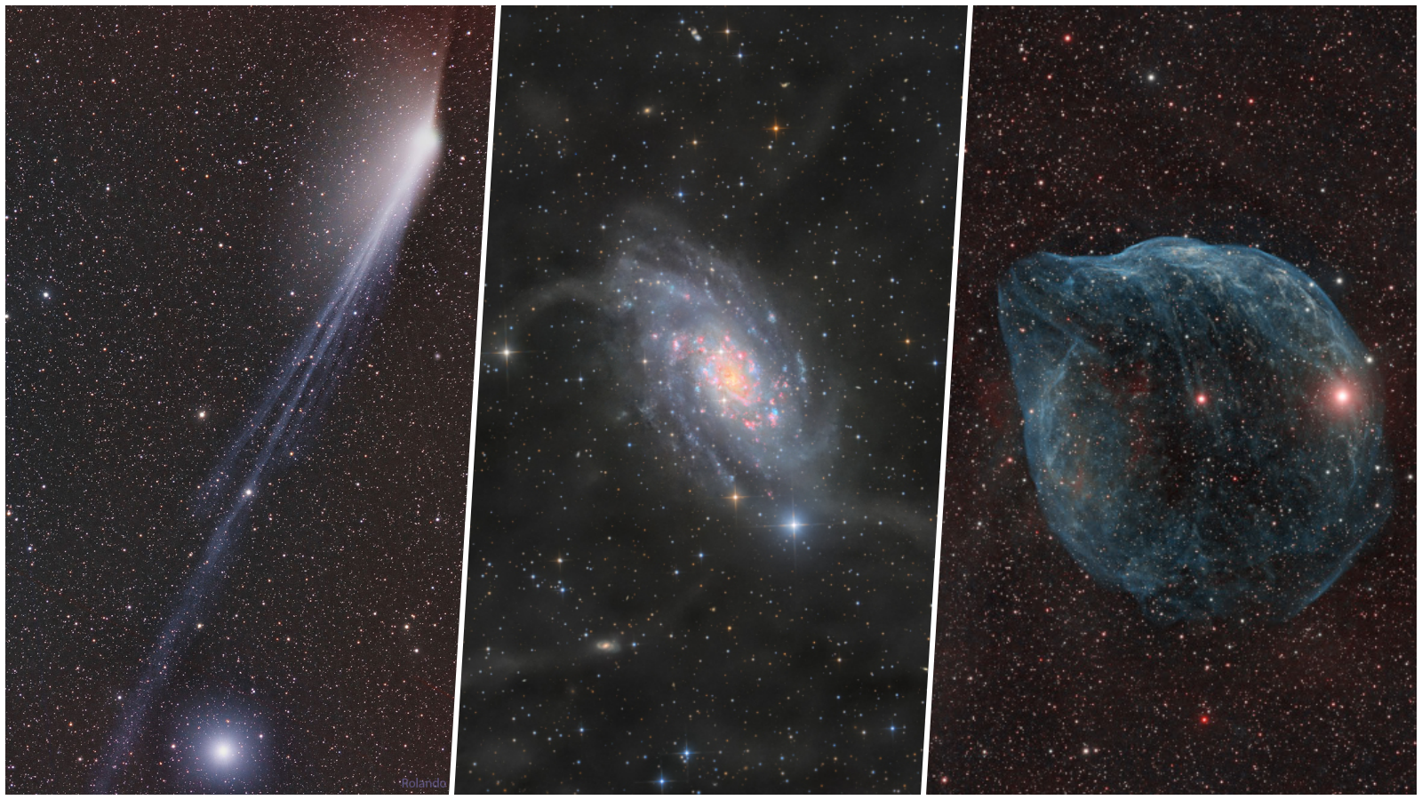Destaques da NASA: cometa, galáxias e + nas fotos astronômicas da semana