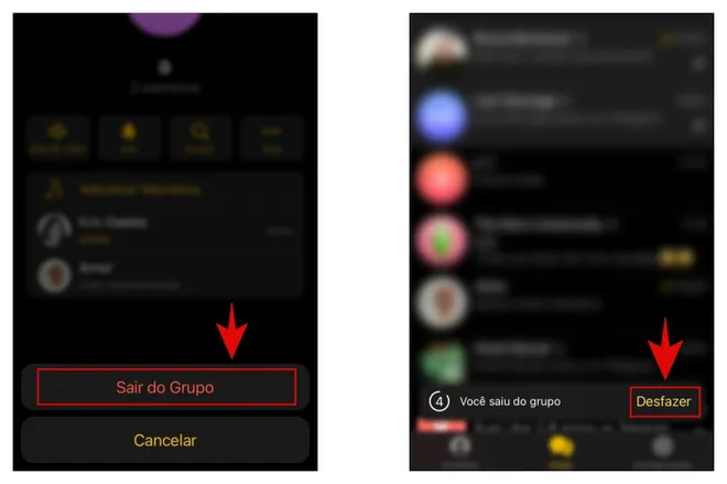 Como sair de um grupo no Telegram