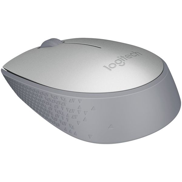 Mouse Sem Fio Sensor Óptico 1000dpi Logitech - M170 Prata