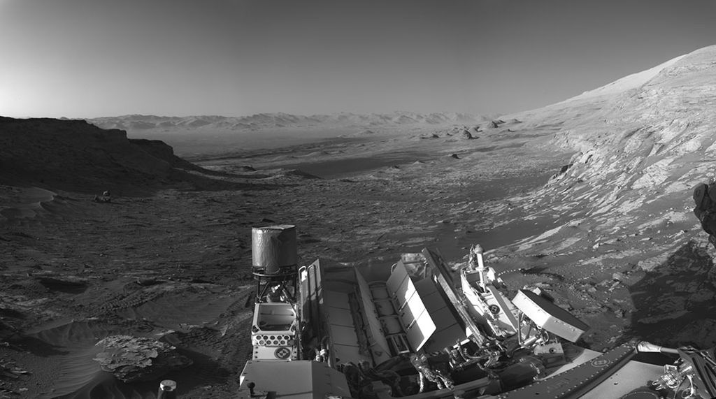 Imagem registrada às 16h30 do horário local marciano (Imagem: Reprodução/NASA/JPL-Caltech)