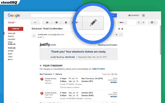 O Rename Email Subject by cloudHQ permite que você troque todos os assuntos de e-mails (Imagem: Reprodução/Chrome Web Store)