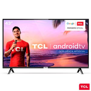 Smart TV TCL LED Full HD 43" com Google Assistant, Controle Remoto com Comando de Voz e Wi-Fi - 43S6500 [CASHBACK ZOOM]