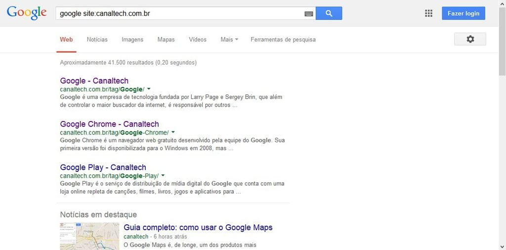 Dicas para buscar no Google