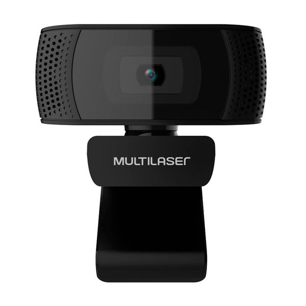 Webcam Multilaser com Microfone Integrado 1080p 30FPS Preto - WC050 [À VISTA]