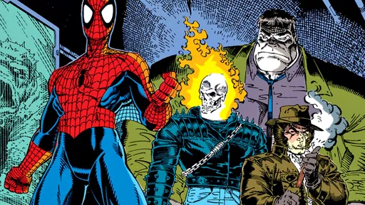 Quarteto Fantástico com Wolverine, Aranha, Hulk e Motoqueiro está de volta