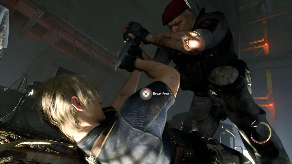 Jack Krauser está de volta em Resident Evil 4 Remake para um embate mais frenético com Leon (Imagem: Divulgação/Capcom)