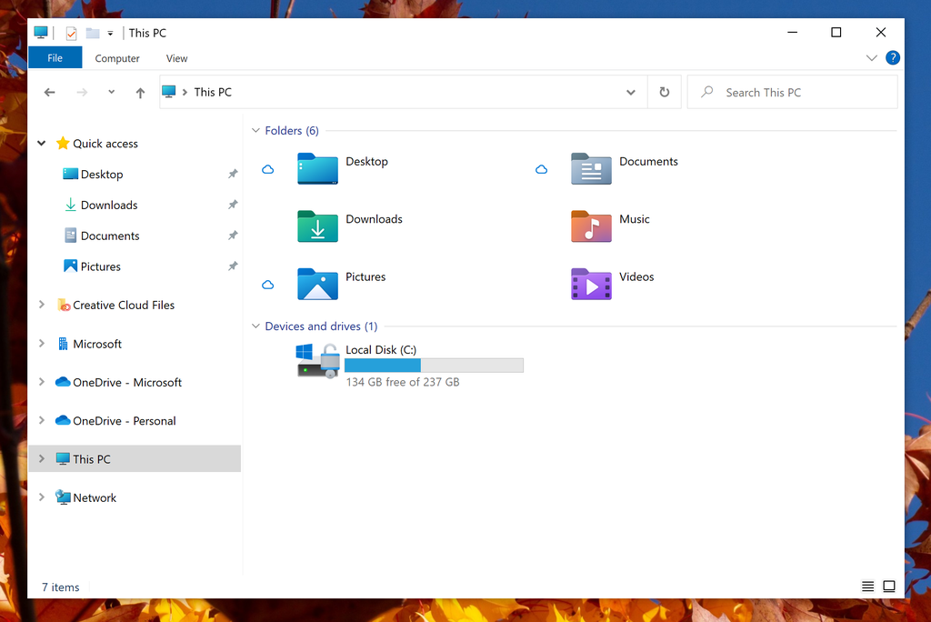Com uma interface mais moderna e ícones maiores, a meta da Microsoft é revolucionar o Windows 10 (Imagem: Microsoft/Reprodução)
