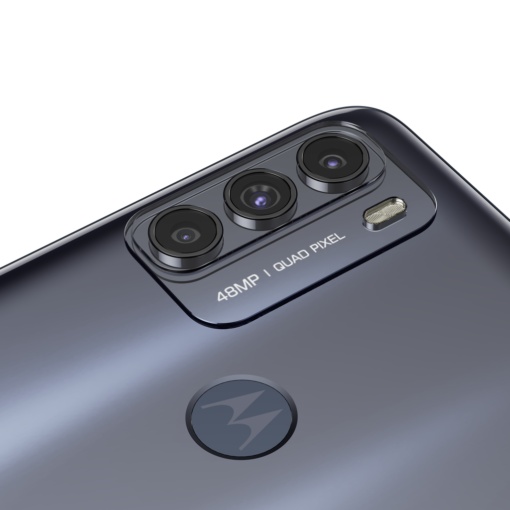 O Moto G50 conta com câmera tripla de 48 MP (Imagem: Divulgação/Motorola)