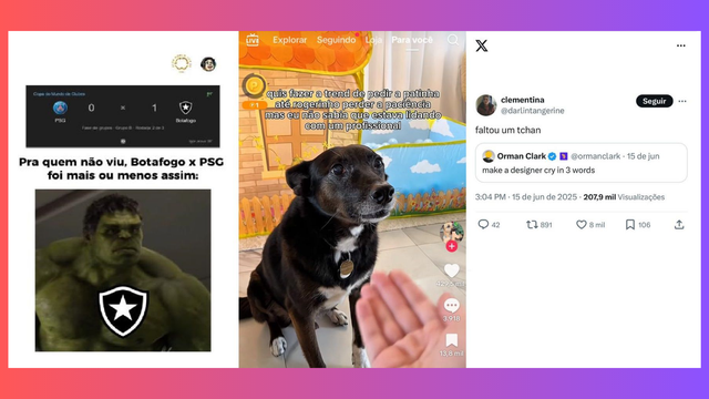 Reprodução/Instagram, TikTok e X