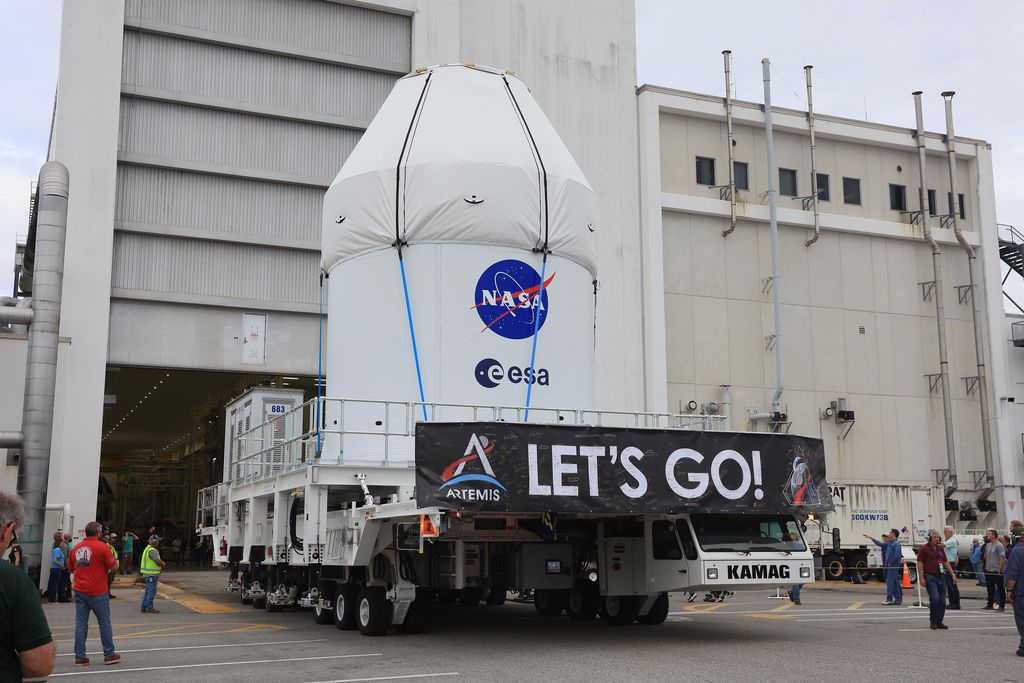 Imagem da espaçonave Orion