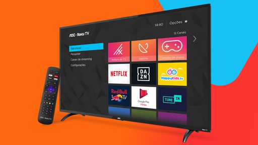 Roku finalmente chega ao Brasil, mas embutido em TVs da AOC
