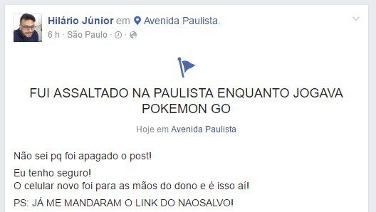 Roubo Pokémon Go Roubo Pokémon Go