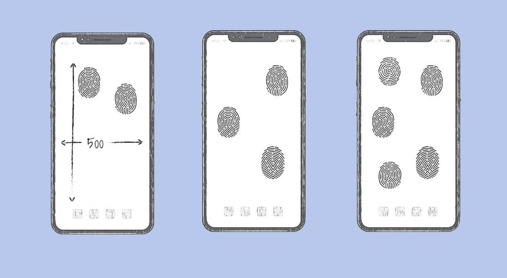 Todos os toques poderiam ser usados para confirmar a identidade do usuário (imagem: Huawei)