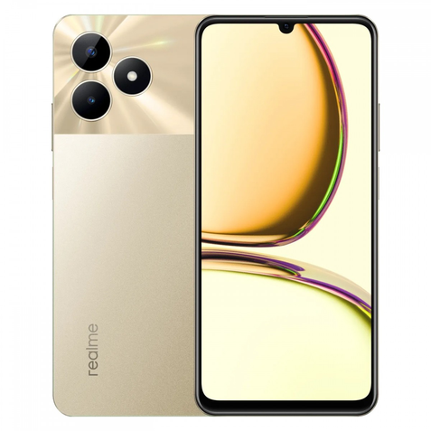 Realme C53 vendido na Índia traz novo acabamento