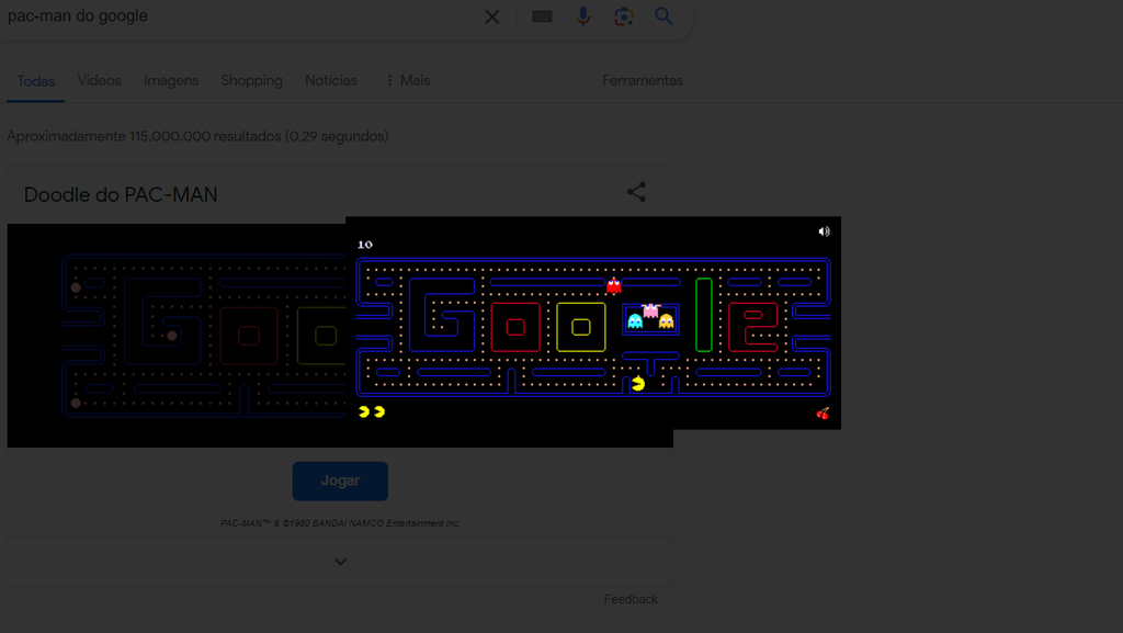 google pac-man