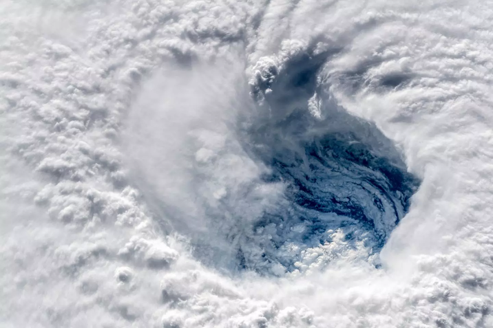 Furacão Florence, visto do espaço