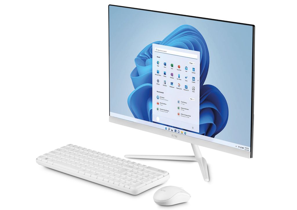 O All-in-One UB830 acompanha teclado e mouse e traz tela Full HD de 23,8 polegadas (Imagem: Divulgação/Ultra)