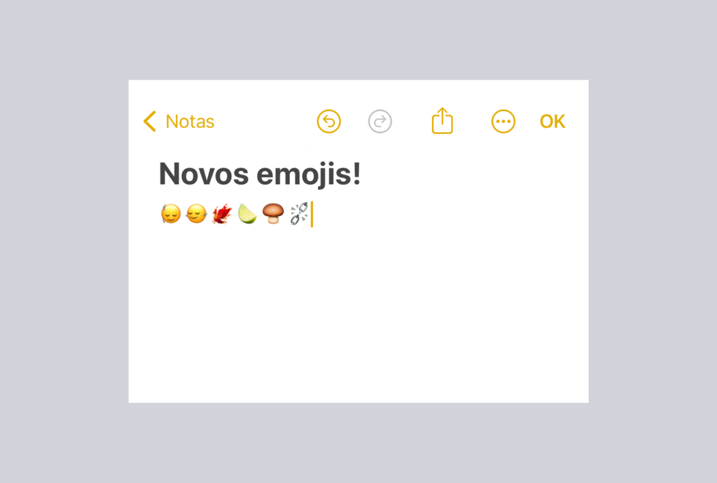 Emojis lançados em 2023 enfim chegam ao iOS (Imagem: Captura de tela/André Magalhães/Canaltech)