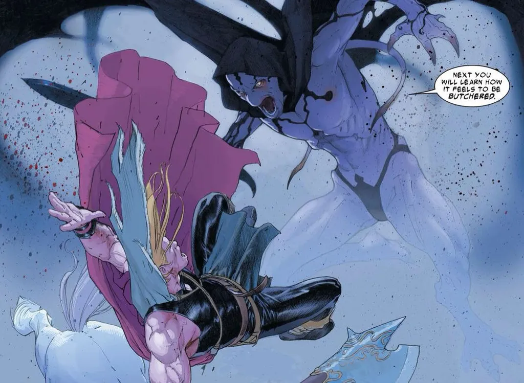 Mesmo tendo aparecido somente no arco Carniceiros dos Deuses, Gorr se tornou um dos inimigos mais temíveis do Thor (Imagem: Reprodução/Marvel Comics)