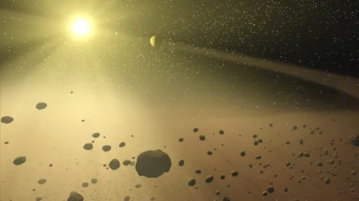 Como será que o Cinturão de Asteroides se formou entre Marte e Júpiter?