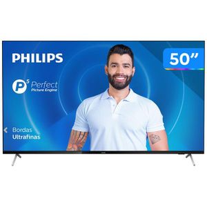 Smart TV 4K 50” Philips 50PUG7625/78 - Wi-Fi Bluetooth HDR10+ 3 HDMI 2 USB [CUPOM]