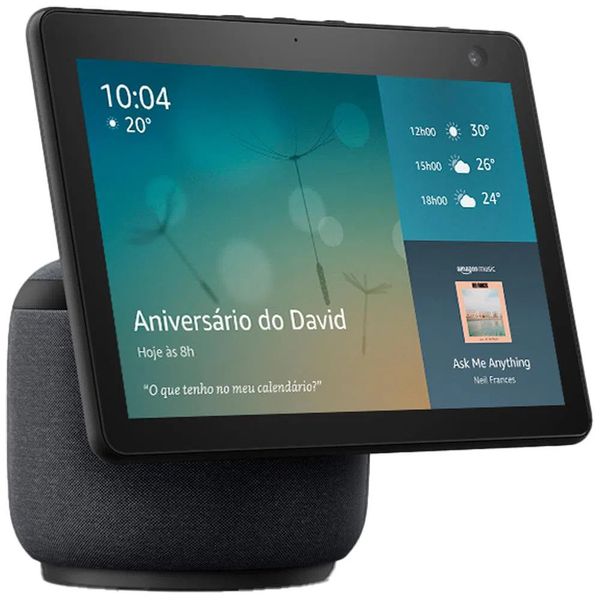 Smart Speaker Amazon Echo Show 10 com Display HD de 10,1" e Alexa – Preta