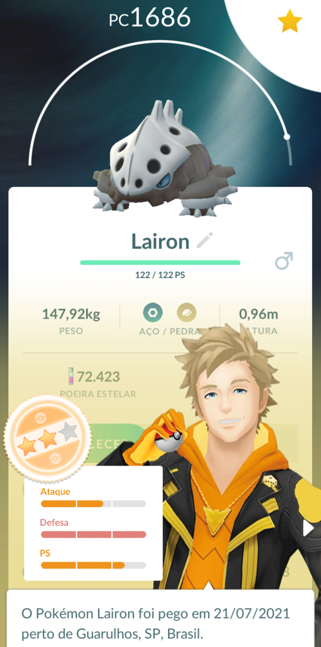 Como evoluir um Pokémon no Pokémon GO