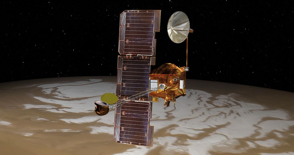 Hoje, o Odyssey segue em sua missão estendida (Imagem: Reprodução/NASA)