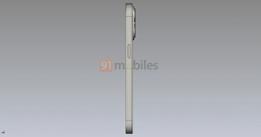 Apple iPhone 14 Pro: desenho CAD