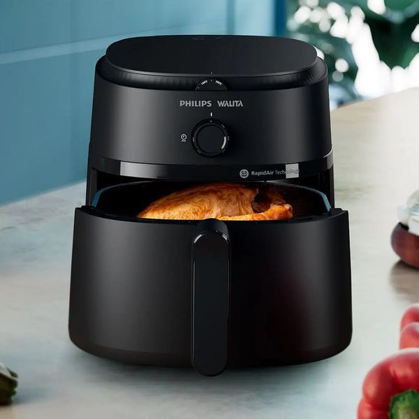 PIX | Air Fryer Philips Walita Série 1000 XL NA130 Preta com Timer 6,2L | CUPOM