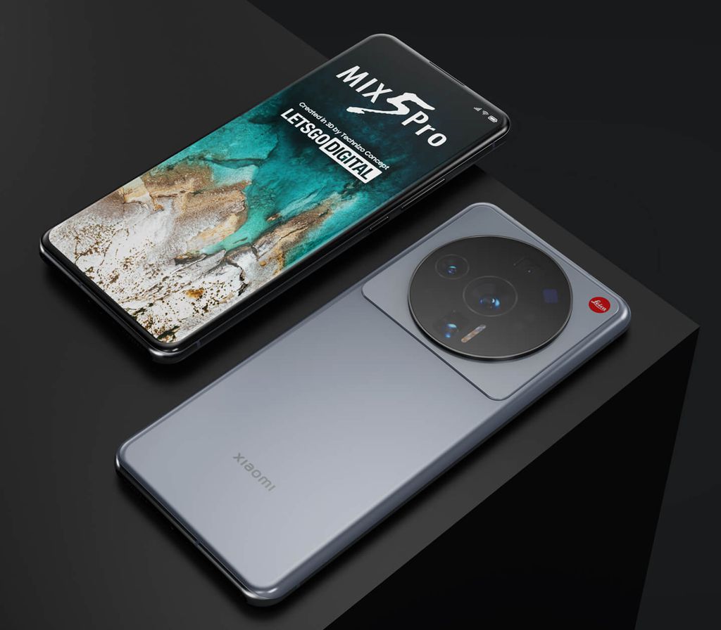 Mix 5 Pro deve ser o smartphone que rumores citam como Xiaomi 12 Ultra (Imagem: Technizo Concept/LetsGoDigital)