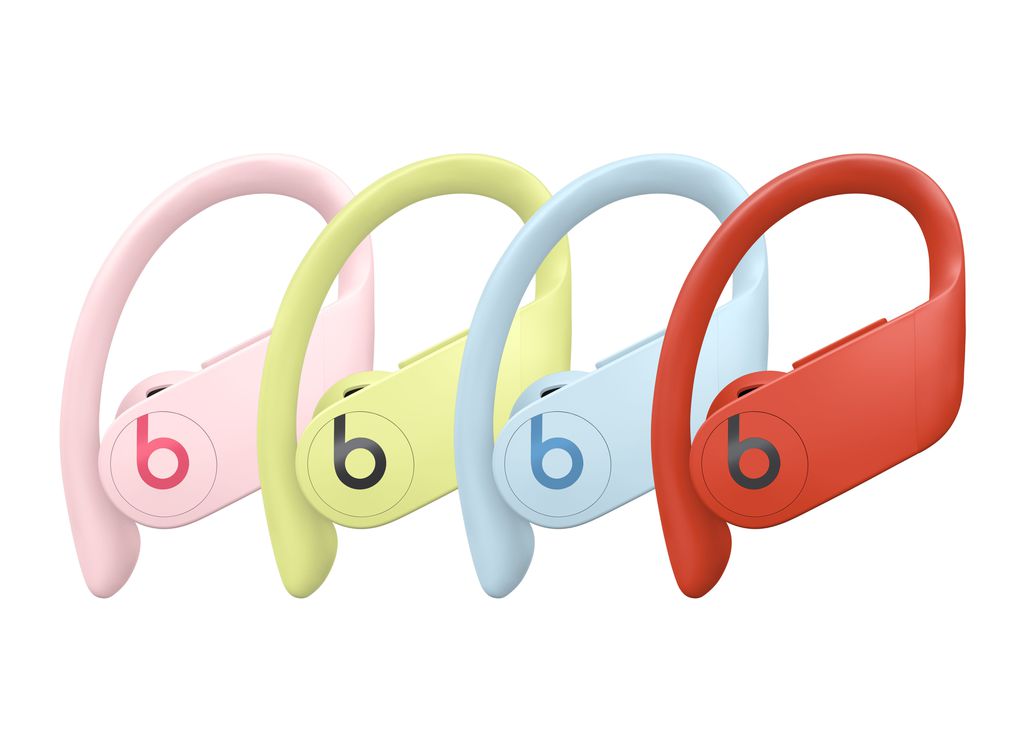 As quatro novas cores do PowerBeats Pro (Imagem: Divulgação/Apple)