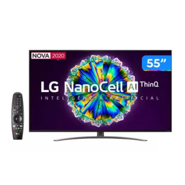 Smart TV 4K NanoCell IPS 55” LG 55NANO86SNA - Wi-Fi Bluetooth HDR Inteligência Artificial 4 HDMI [À VISTA]