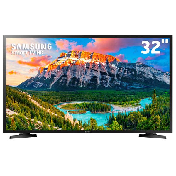 Smart TV LED 32" Samsung 32J4290 HD com Conversor Digital 2 HDMI 1 USB Wi-Fi 60Hz - Preta [No boleto]