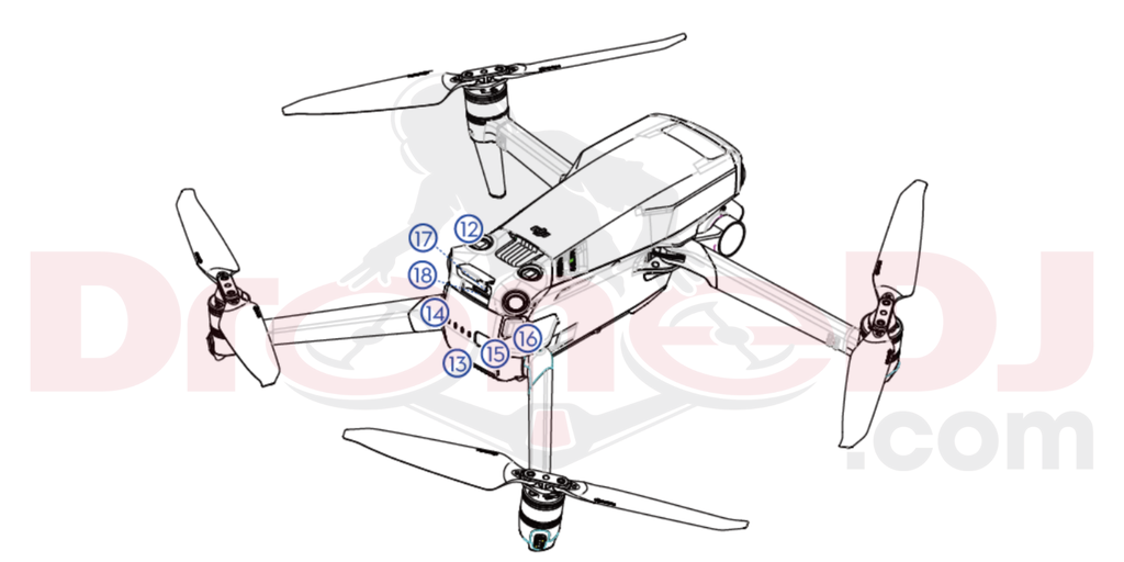 Novo drone terá duas câmeras e suporte para gravação em 5,2K (Imagem: DroneDJ.com)