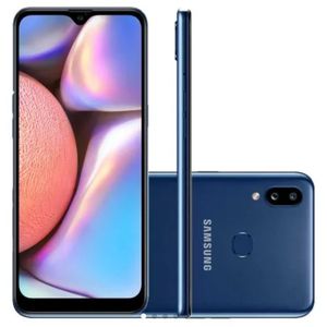 Smartphone Samsung Galaxy A10S SM-A107M Azul - Tela Infinita 6.2", Camera 13MP + 2MP, Frontal de 8 MP, Octa Core 2.0GHz, 32GB, 2GB, Android 9 [CUPOM]